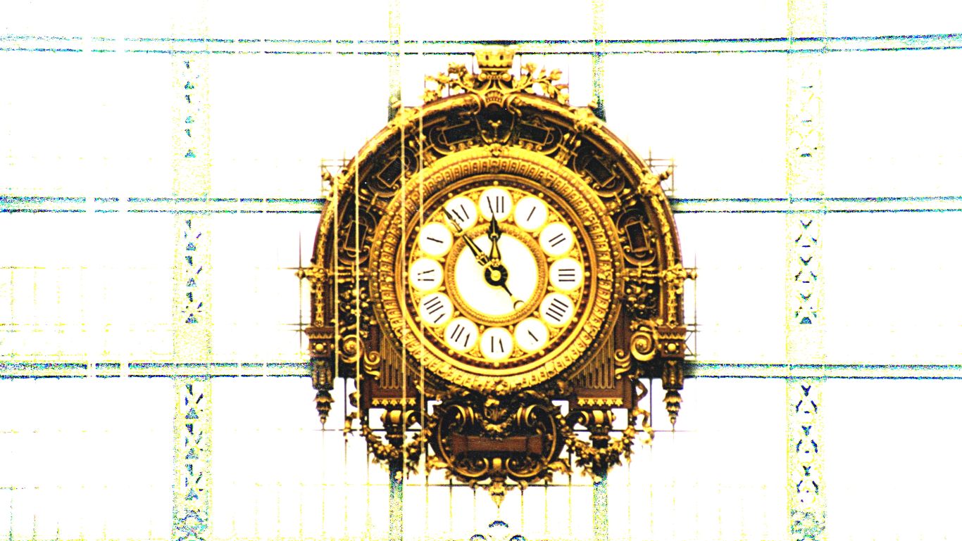 Uhr im Musee d'Orsay, Paris